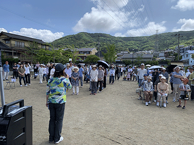 昨年度の防災訓練の様子