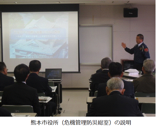 熊本市役所（危機管理防災総室）の説明