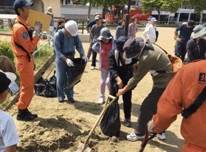 畠田地区防災訓練の取り組み１