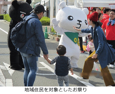 地域住民を対象としたお祭り