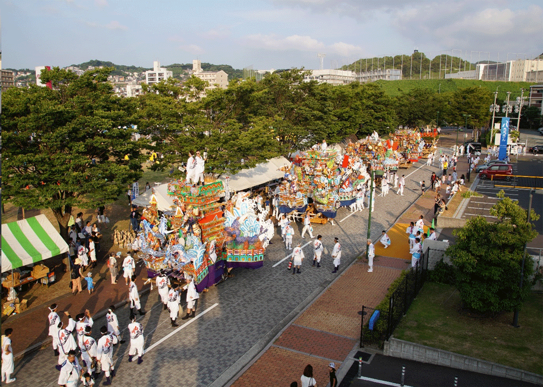 山笠の競演