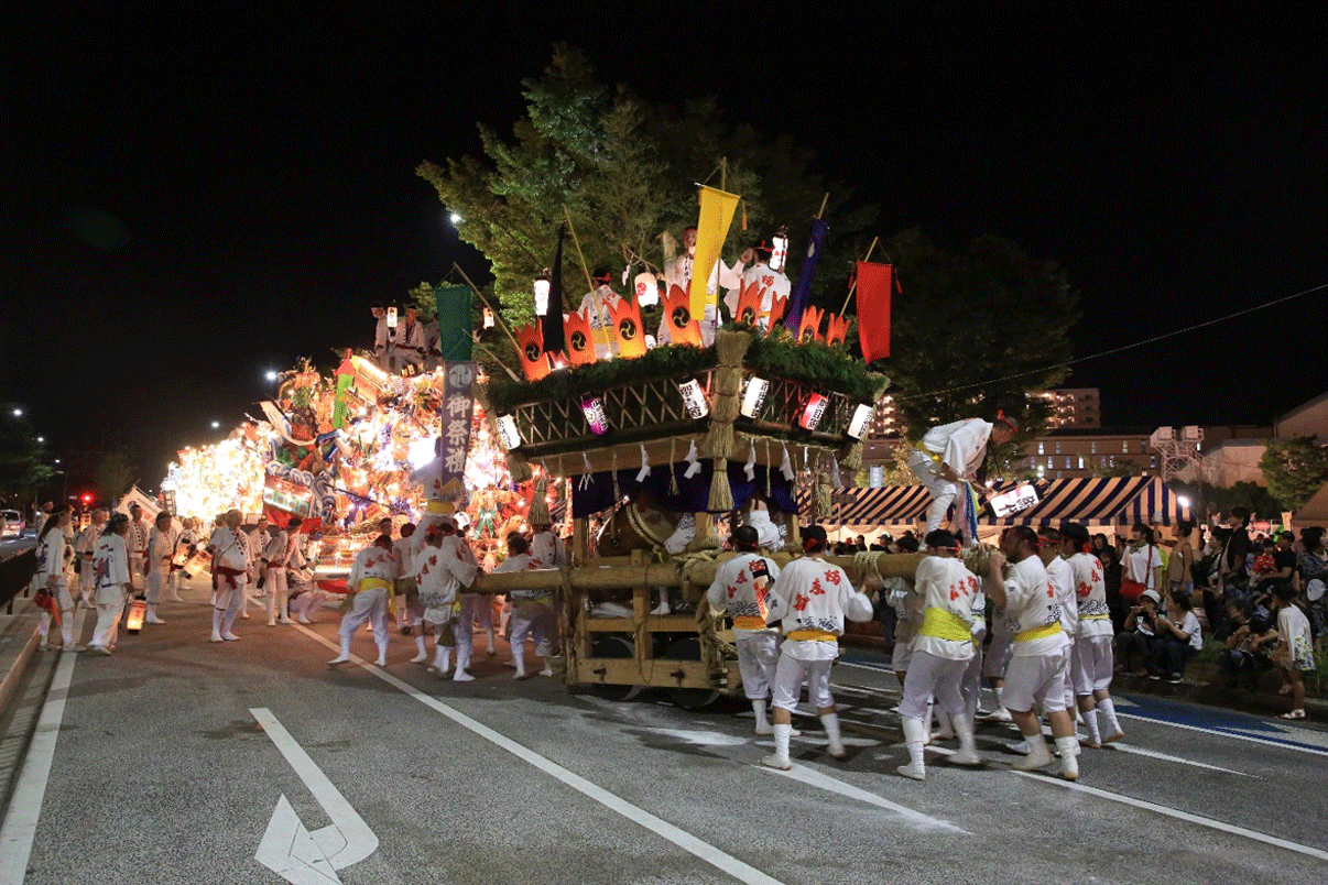 山笠の競演